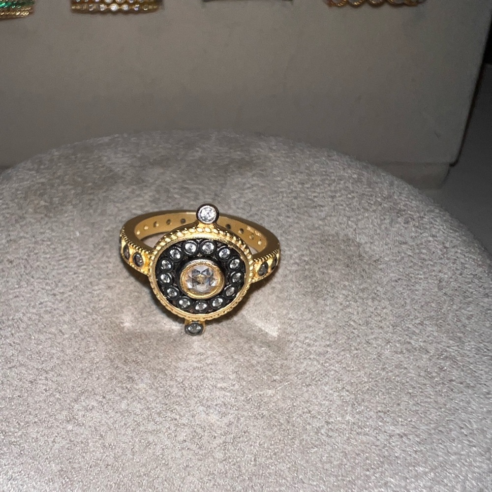 Freida Rothman Nautical button Ring - Picture 2 of 4